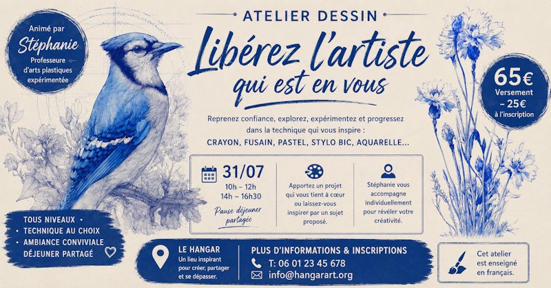 Atelier – Dessin 31/07/2026